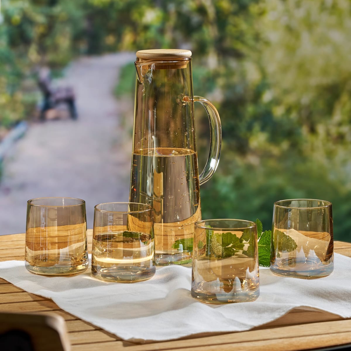 Gläserset aus Borosilikatglas, 4-teilig, 1 St