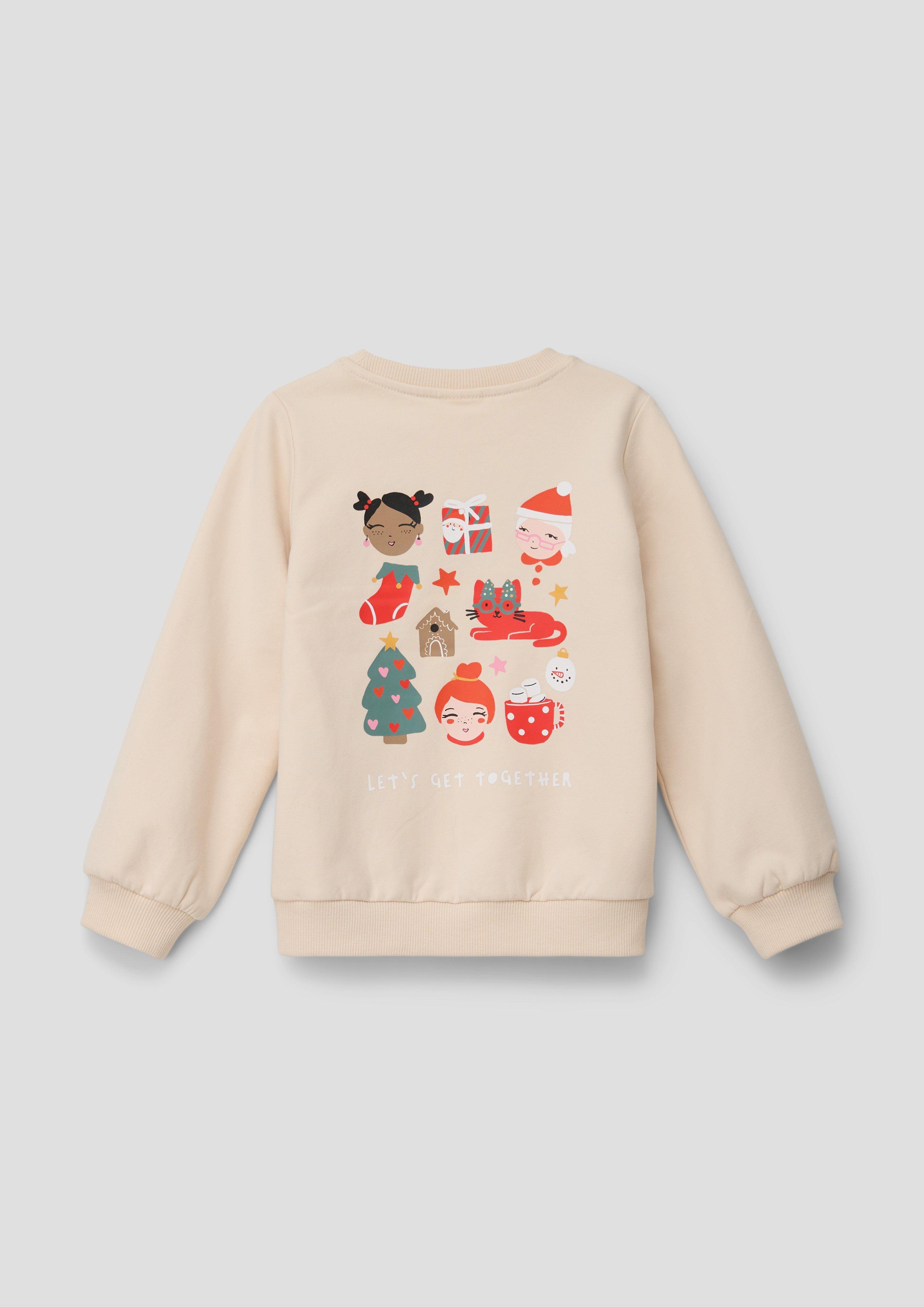 Sweatshirt mit Weihnachts-Motiv  2139762-0805
