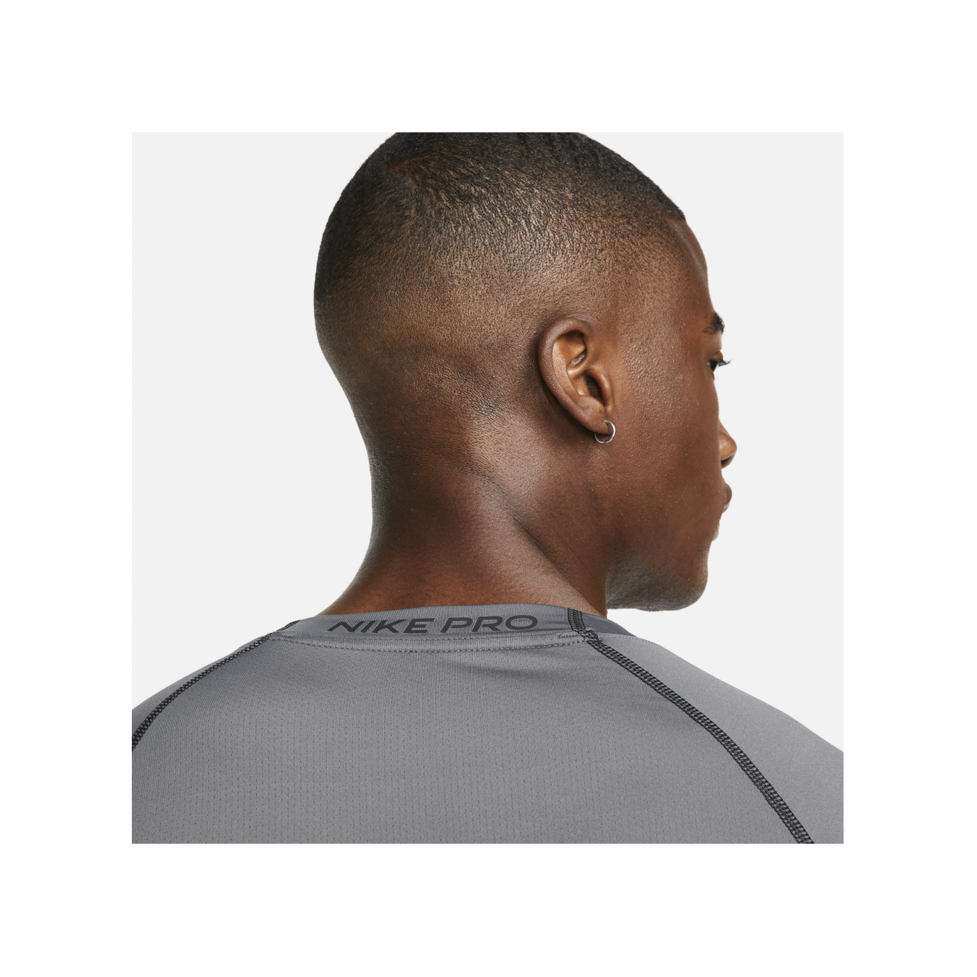 Nike Pro Shortsleeve Shirt Grau Schwarz F068