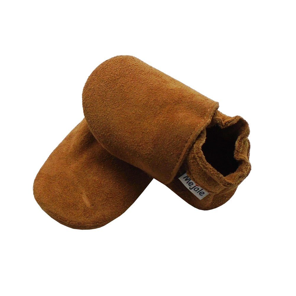 Yalion Weiche Leder Krabbelschuhe Baby Lauflernschuhe Lederpuschen Lauflernschuh Rutschfest