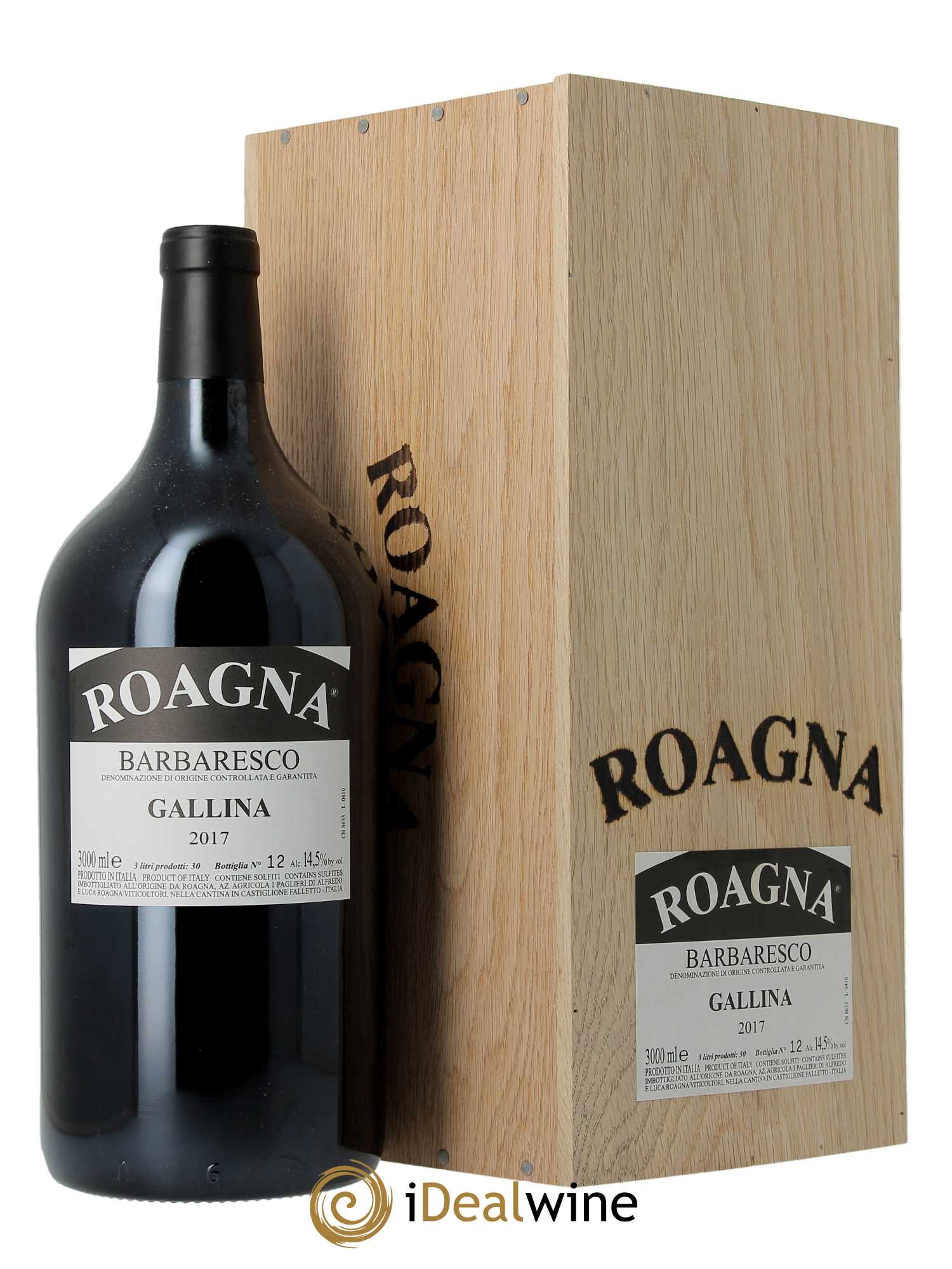 Barbaresco DOCG Gallina Roagna  2017 - Lot de 1 Double-magnum
