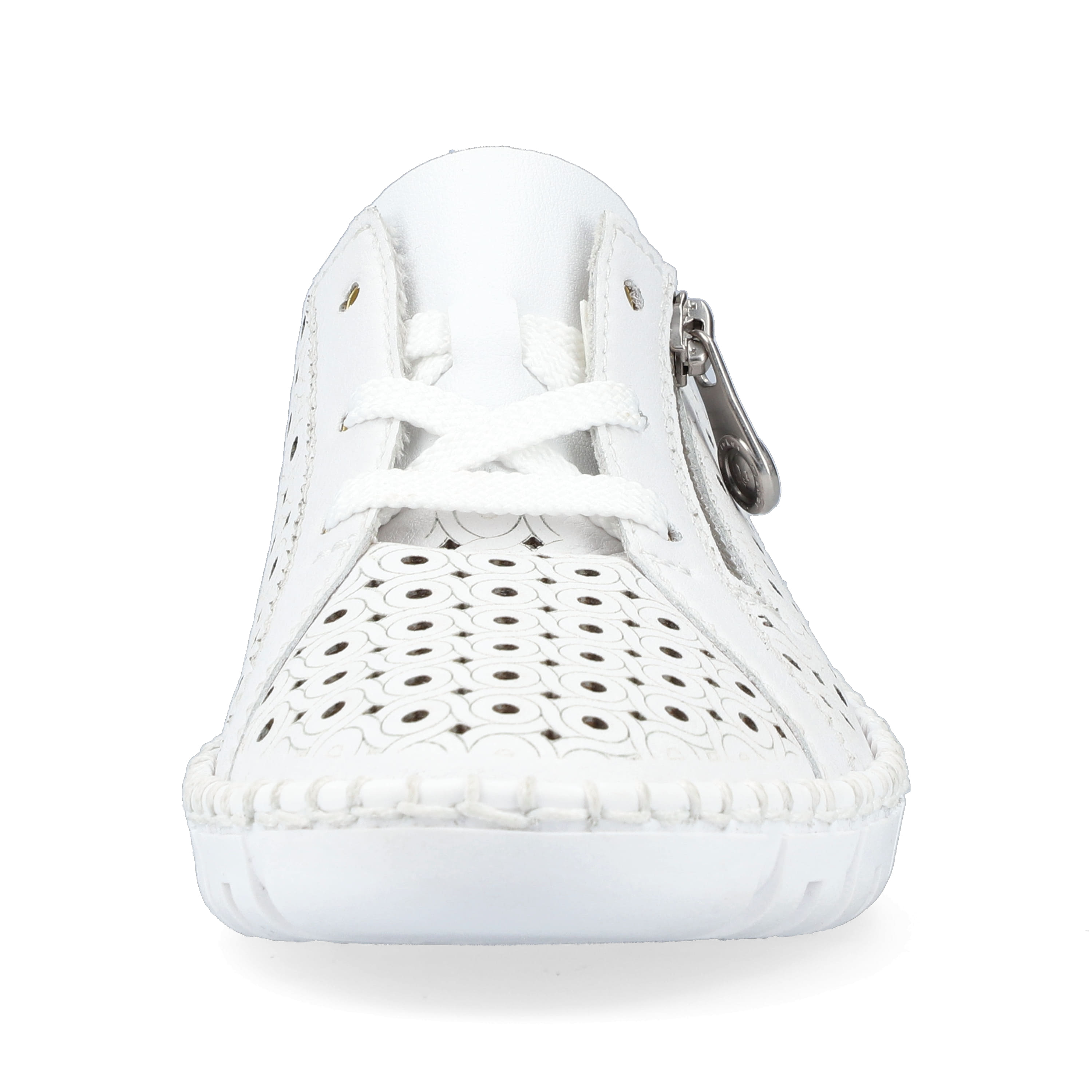 Rieker Damen Schnürschuhe perlweiß