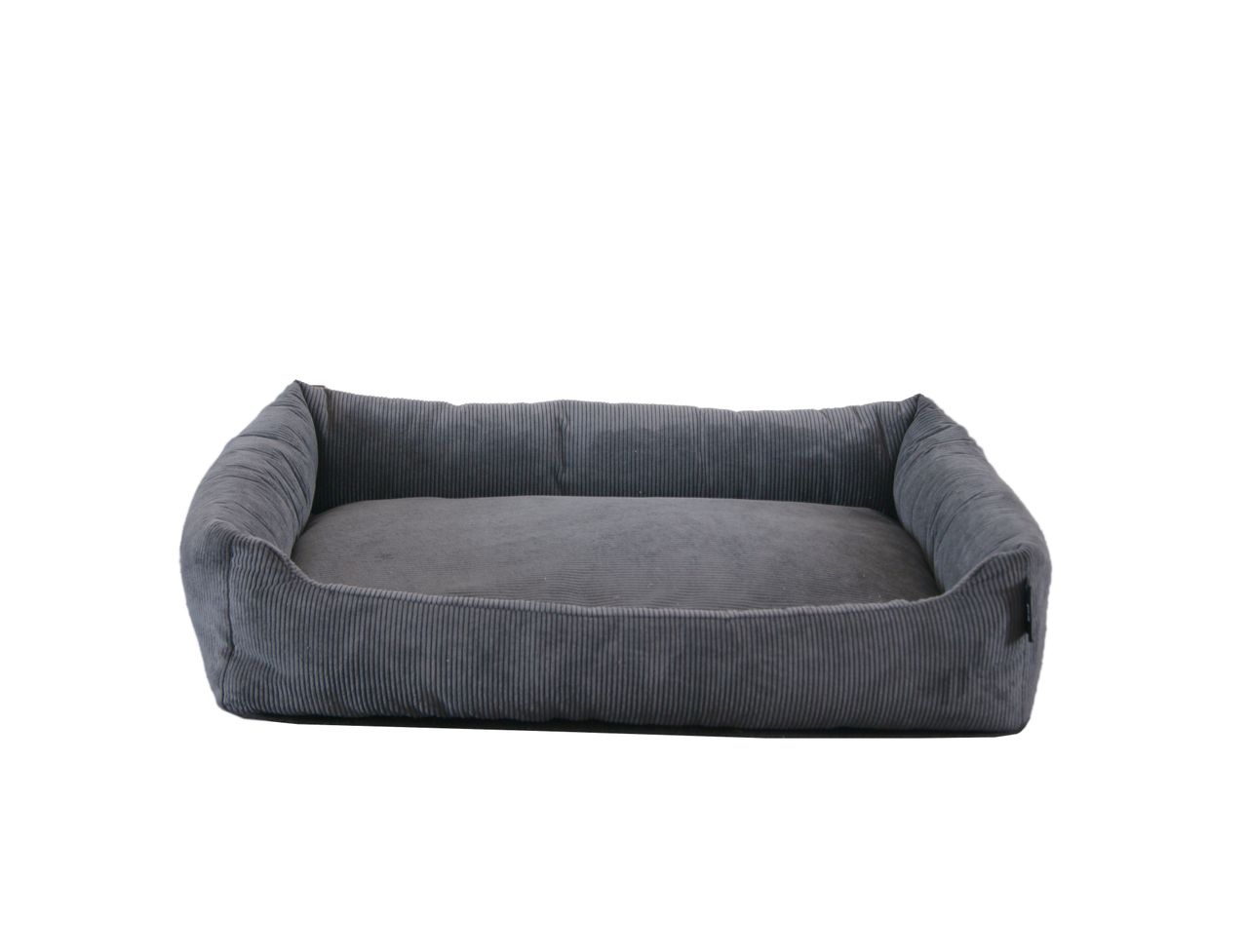 Rohrschneider Tierbett Cordstoff fein anthrazit