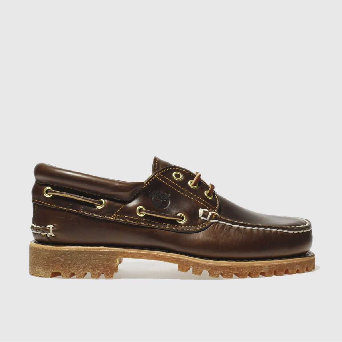 Timberland – Klassiska båtskor med 3 öglor i brunt