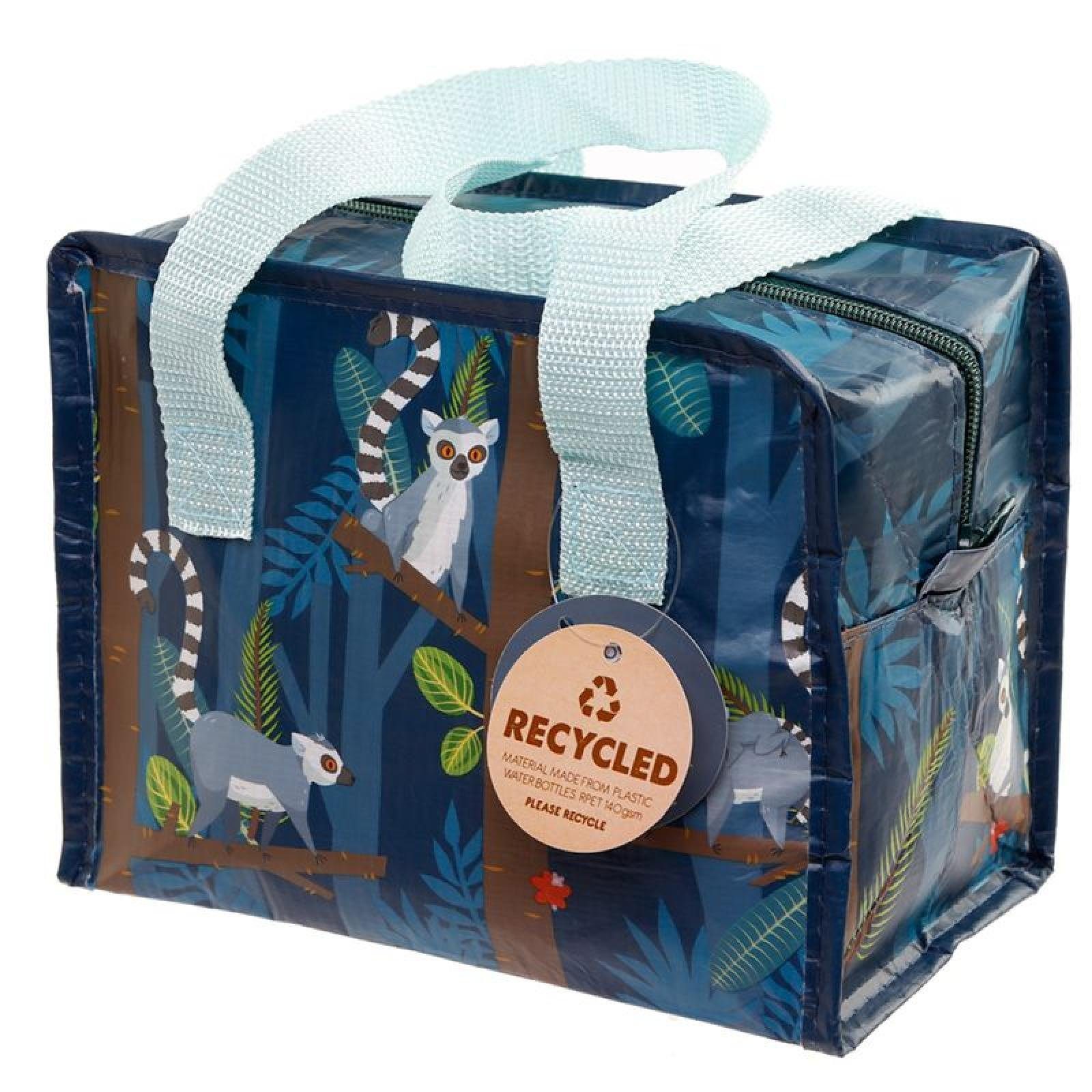 Puckator Kühltasche Lemur RPET wiederverwendbare Lunchtasche