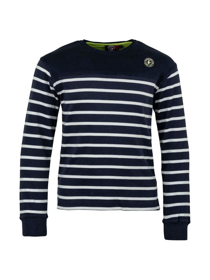 SCHIETWETTER Auri, Pullover in navy-weiß/lime günstig kaufen