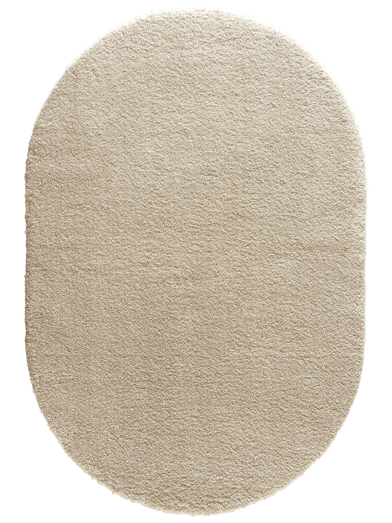 Lounge Hochflor-Teppich, Hellbeige