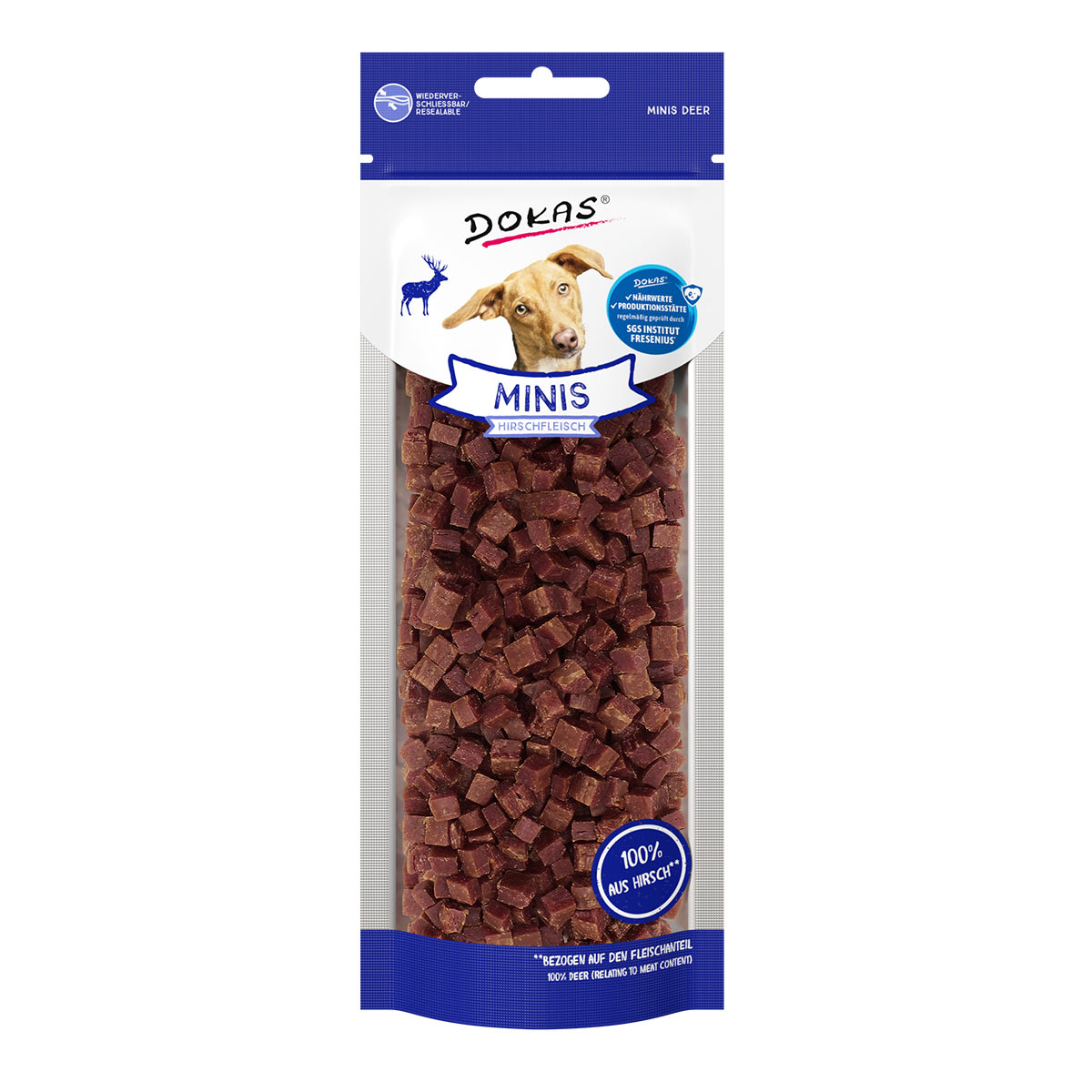 Dokas Minis Hirschfleisch 60g günstig kaufen bei ZooRoyal