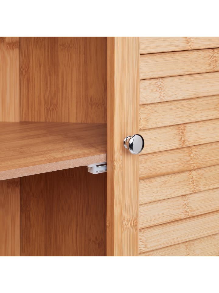 relaxdays Eckschrank in Natur - (B)58 x (H)92 x (T)30 cm günstig kaufen onesize