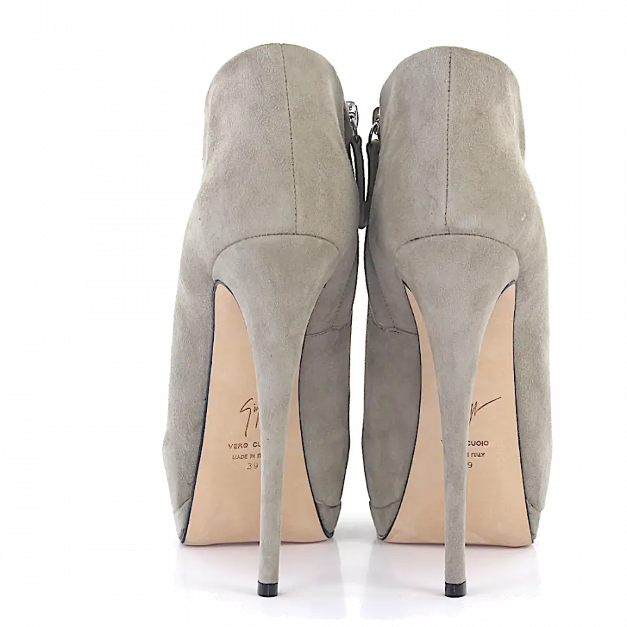 Giuseppe Zanotti - High Heels Stiefeletten - grau