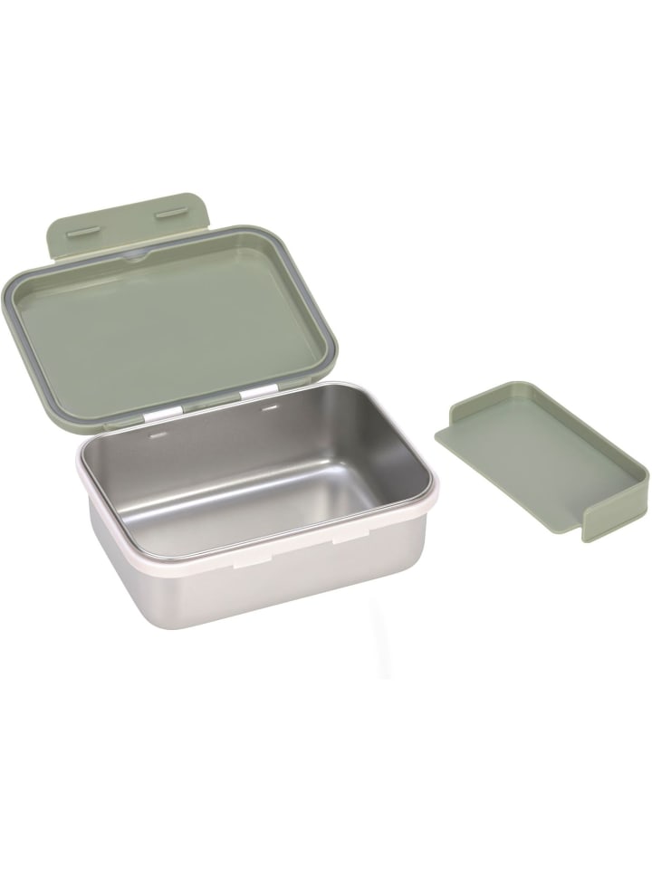 Lässig Lunchbox Stainless Steel Happy Prints light olive in grün günstig kaufen onesize