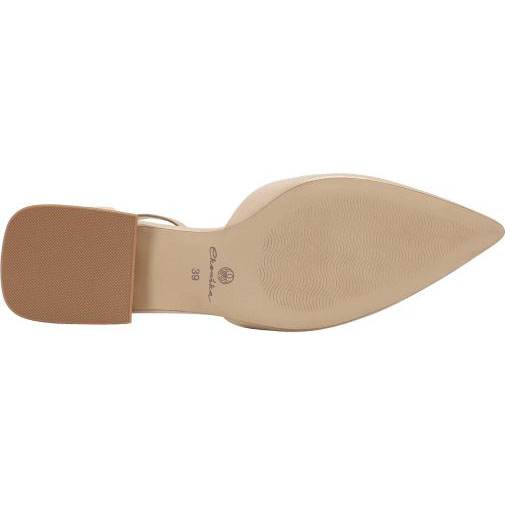 ekonika Lederballerinas mit schmaler Spitze