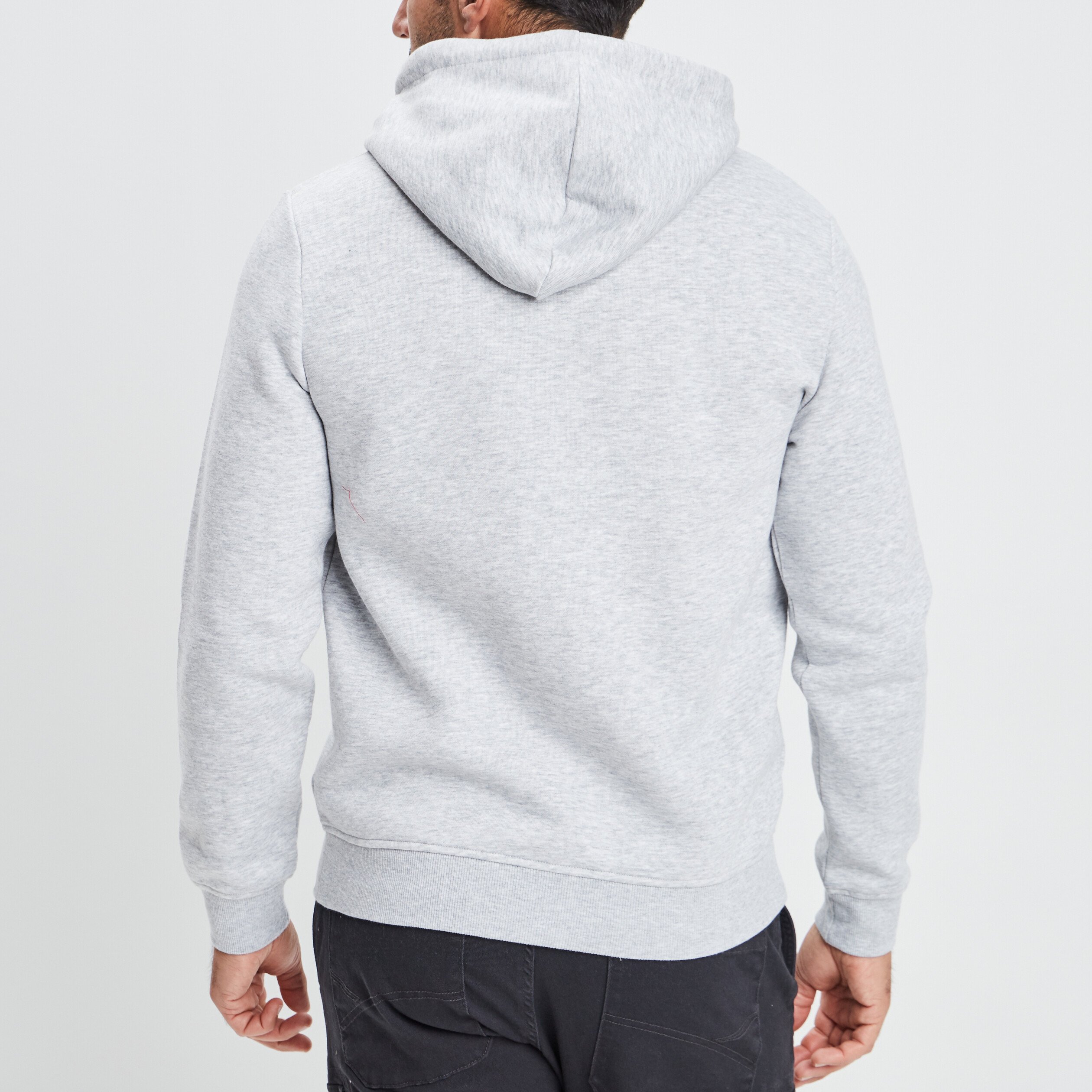 Sweat à capuche hoodie Creeks gris clair homme | La Halle