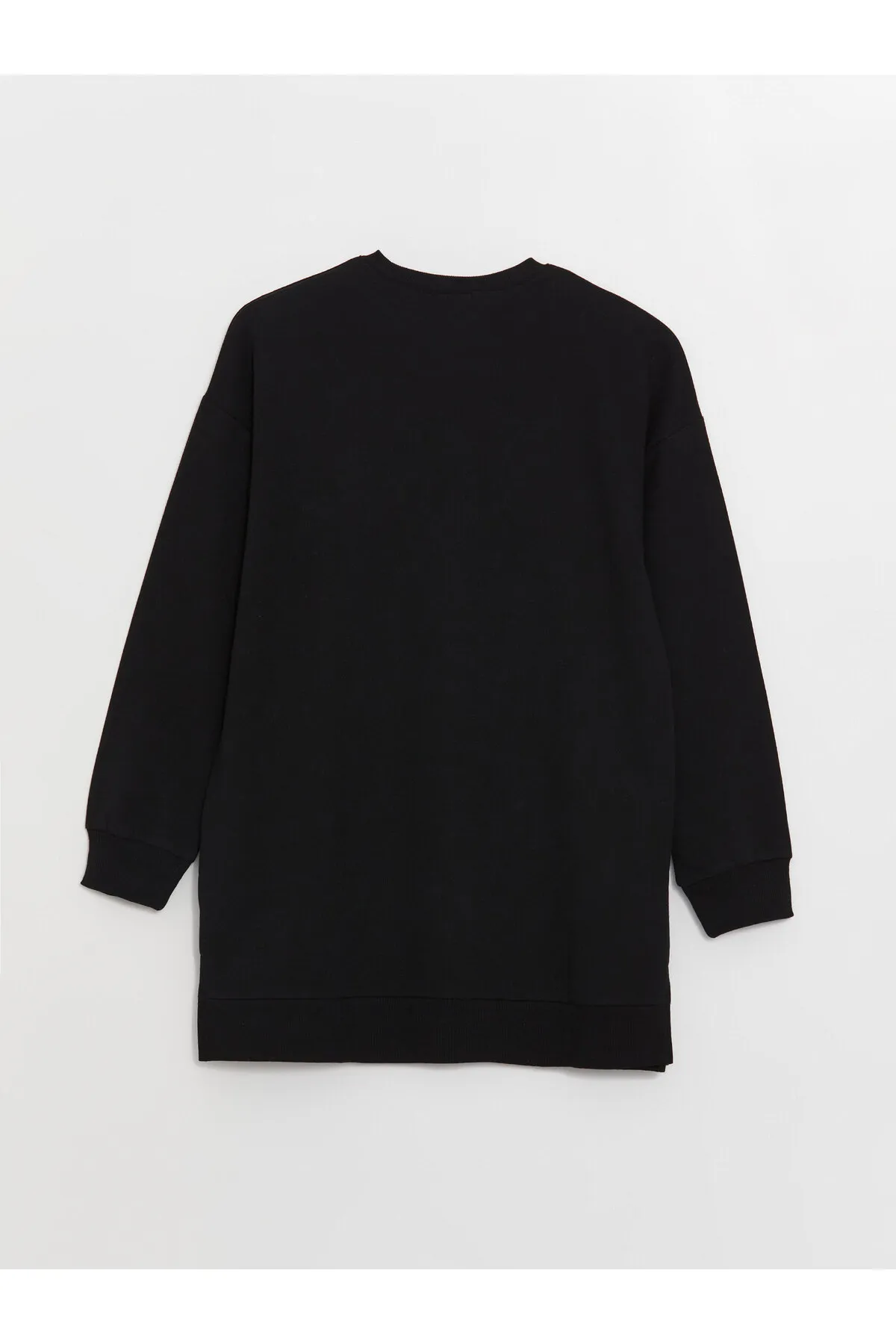 LC Waikiki  Bedruckte Langarm-Sweatshirt-Tunika für Damen mit Rundhalsausschnitt