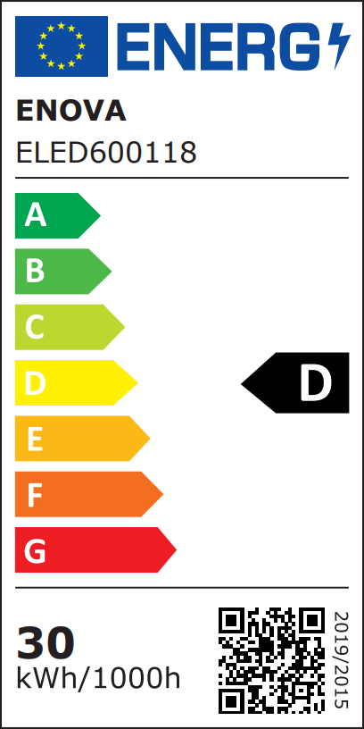ENOVALITE 6er Pack LED-Panel, 62x62