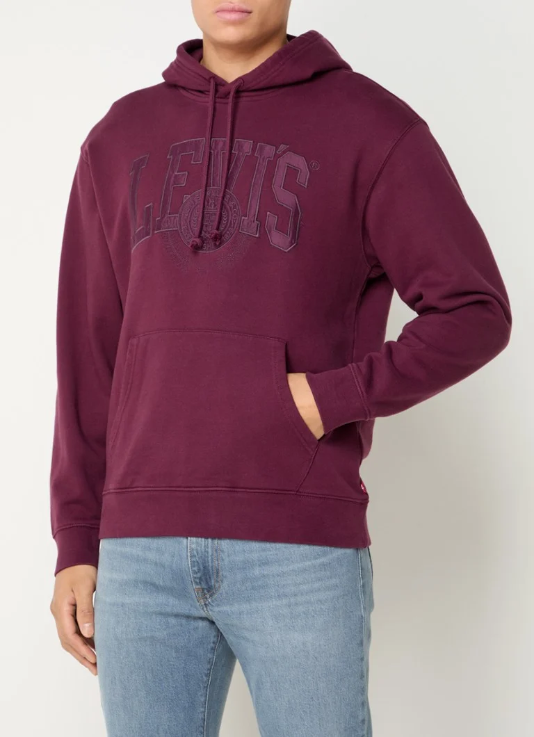 Levi's Hoodie with kangaroo pocket and logo embroidery