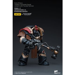 Warhammer: The Horus Heresy Actionfigur: Sons of Horus Justaerin Terminator Squad - Justaerin with Thunder Hammer