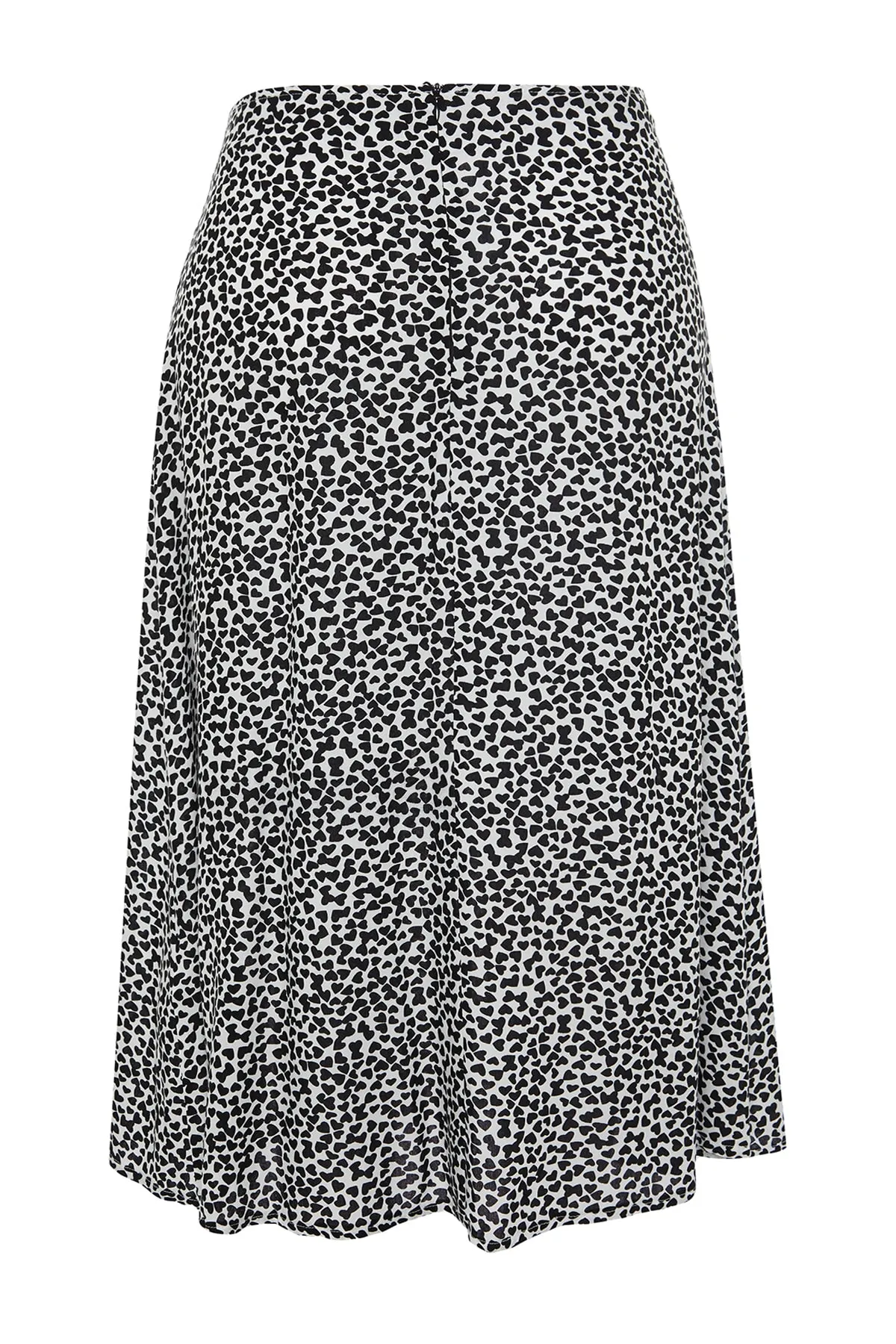 Trendyol Curve  Schwarzer Rock aus gewebter Viskose mit Schlitz TBBSS22AZ0001