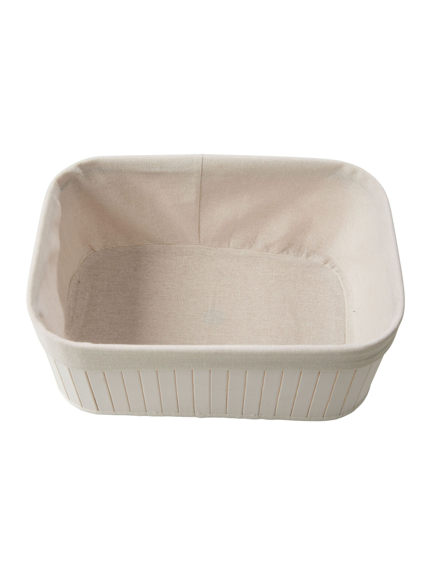 Bambusbox Billi Korb, Weiss