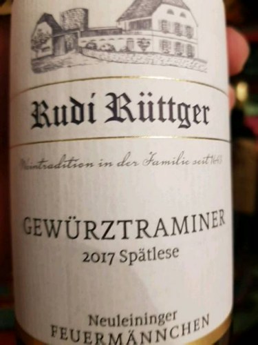 Rudi RüttgerNeuleininger Feuermännchen Gewürztraminer Spätlese 2021