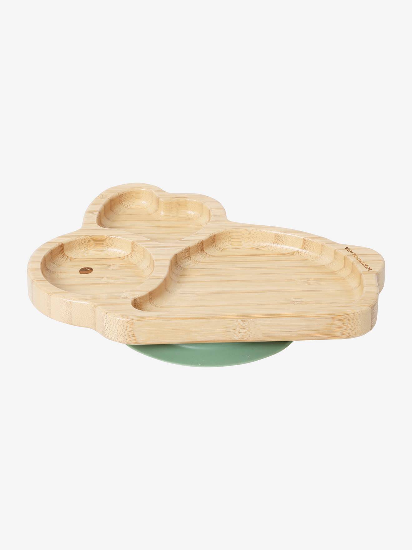 Assiette en bambou Lapin naturel