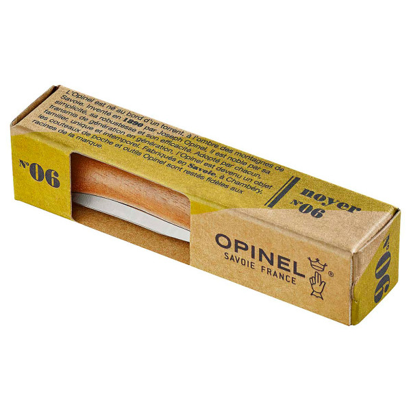 Opinel - No 06 Walnuss - Messer