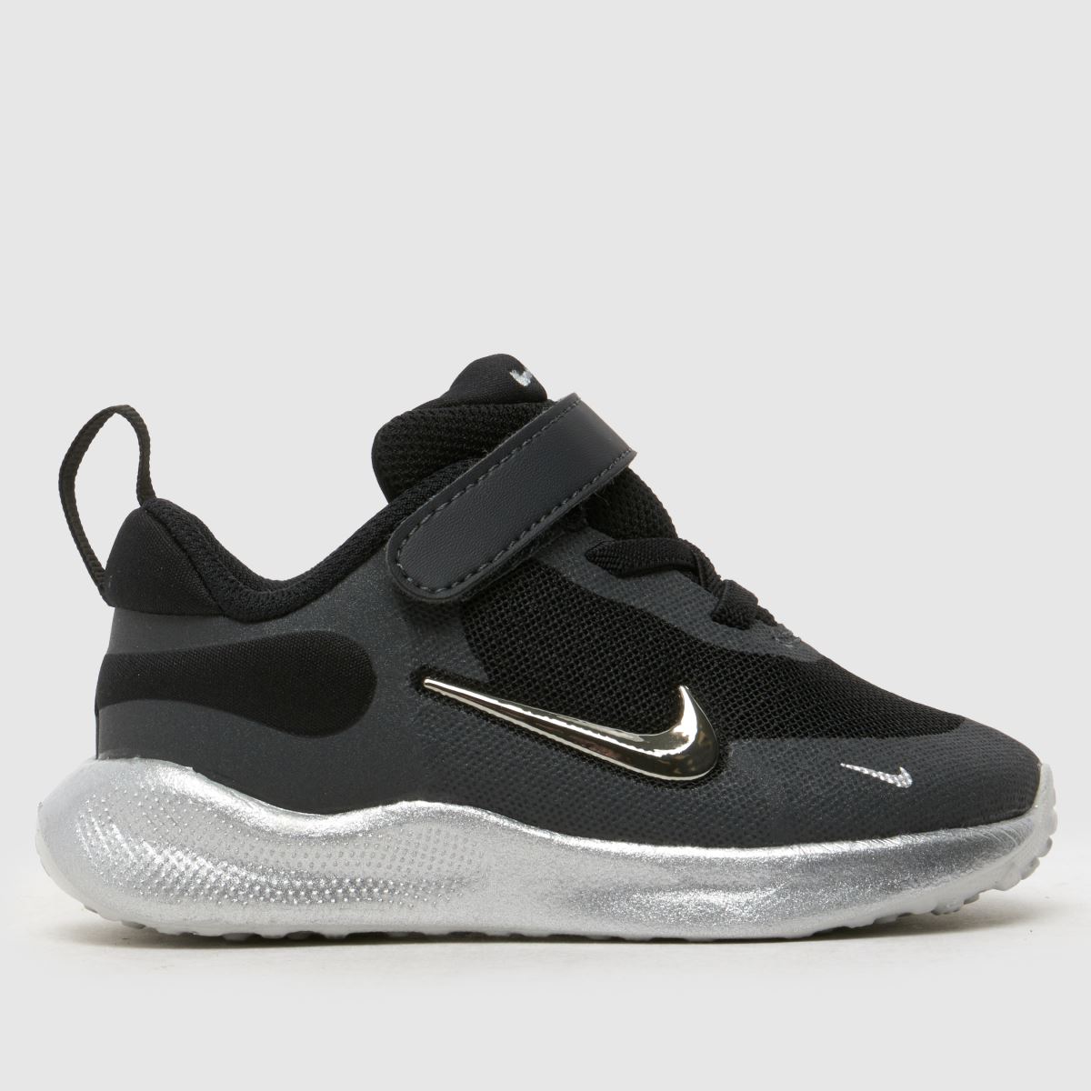 Nike Revolution 7 SE Lány Gyerek Utcai Cipő Fekete/Fekete