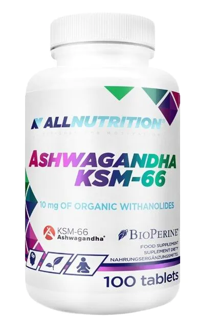 „Allnutrition“ ašvaganda (KSM-66) 100 tablečių