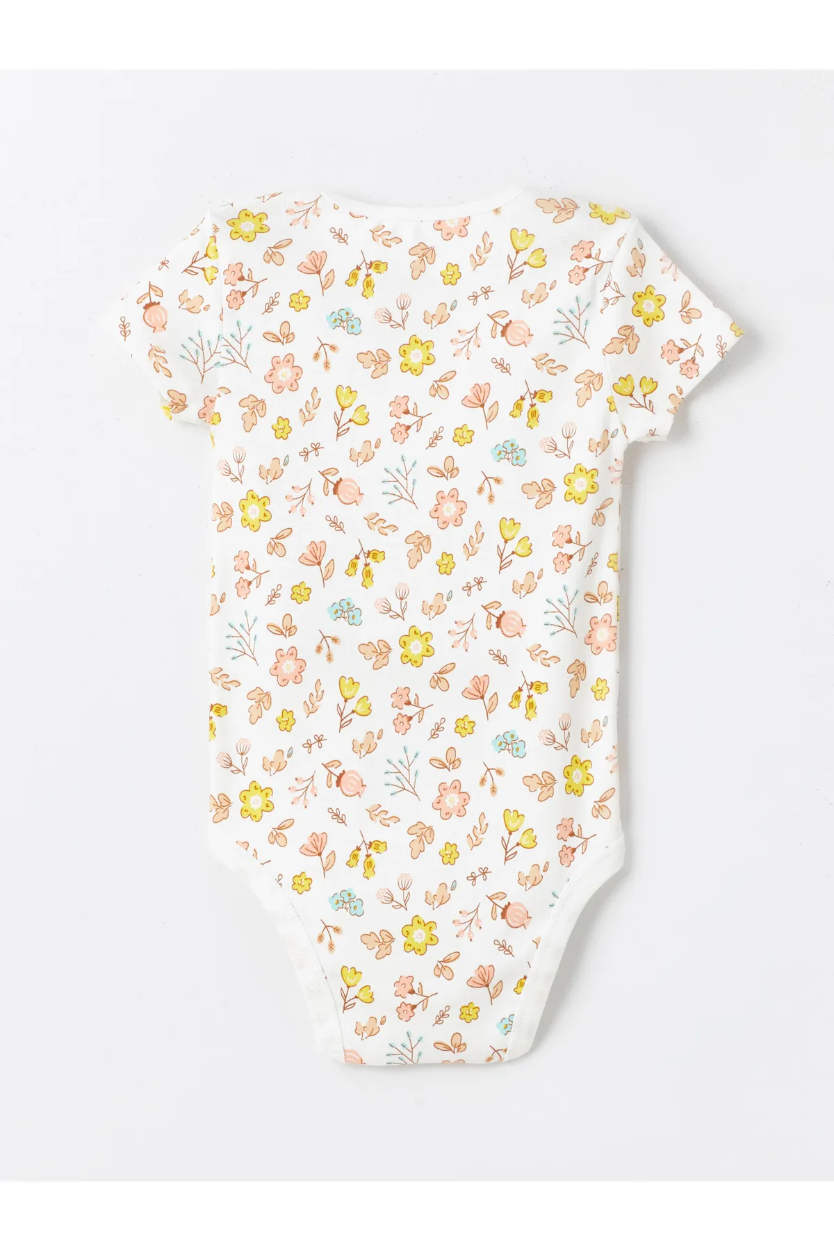 LC Waikiki  Kurzarm-Baby-Body mit Rundhalsausschnitt, 2-teilig