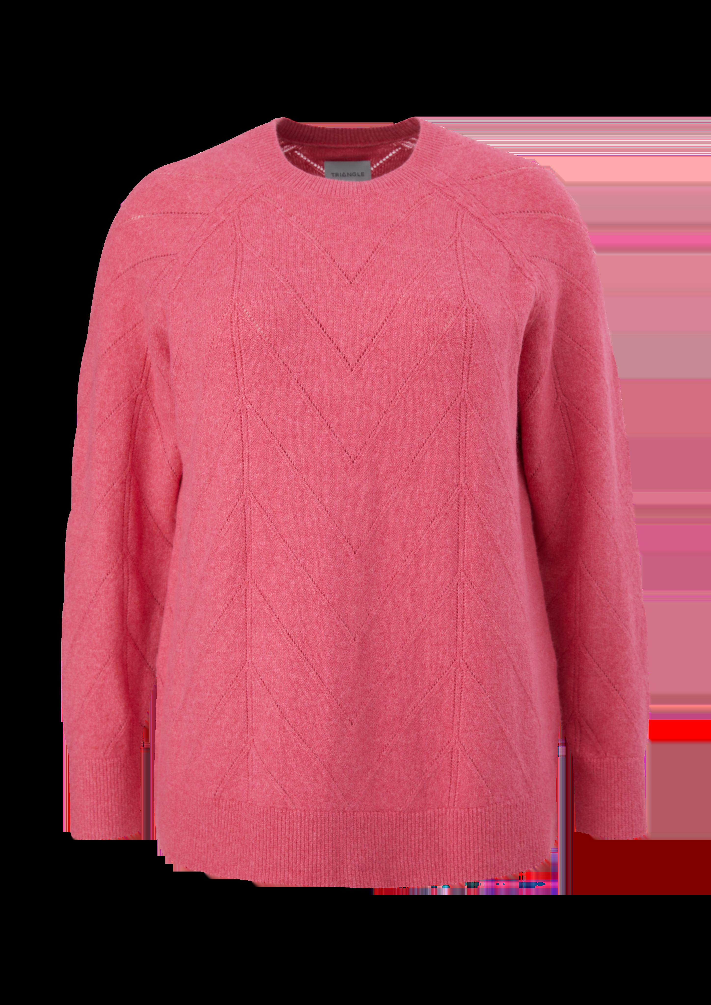 Strickpullover mit Lochmuster  2125668-45W0
