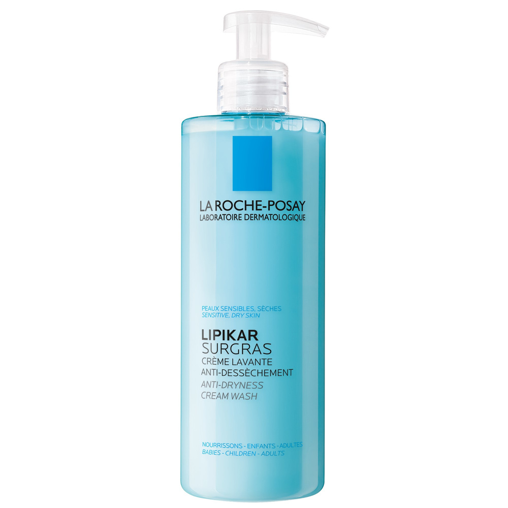 La Roche-Posay Lipikar Surgras Crème lavante anti-dessèchement 400ml Surgras Crème lavante douche anti-dessèchement