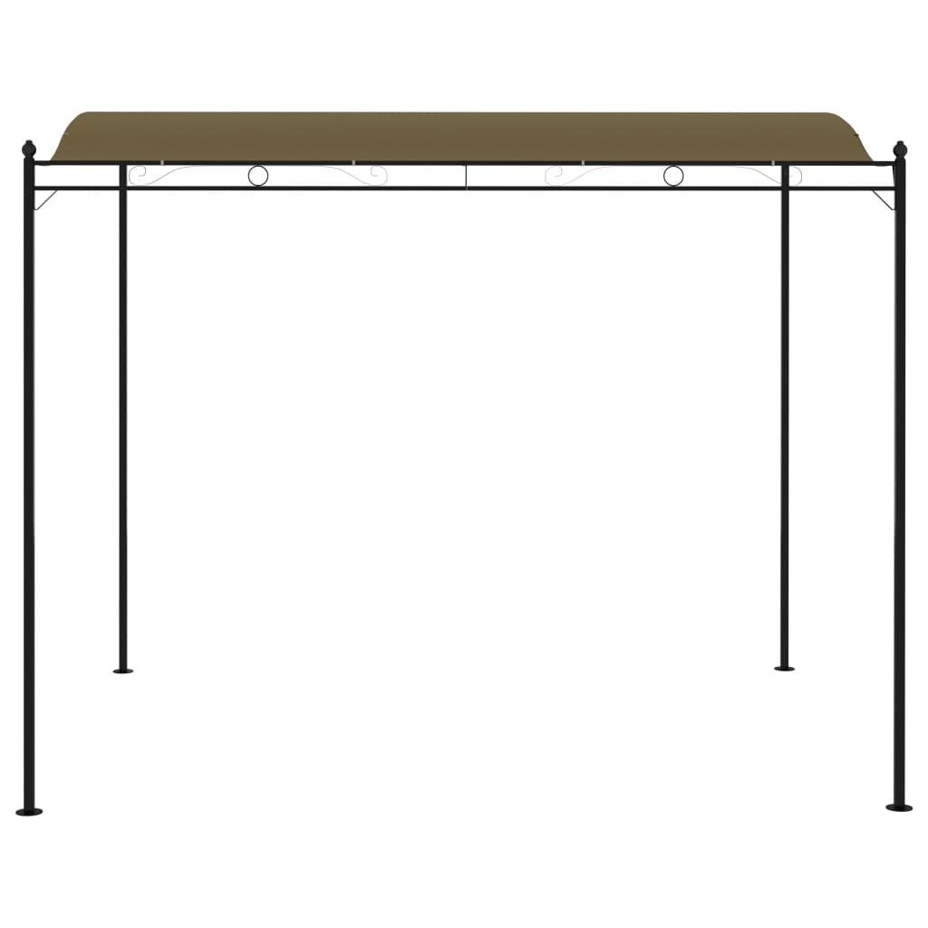vidaXL Partyzelt Pavillon 3x2,4 m Taupe 180 g/m²