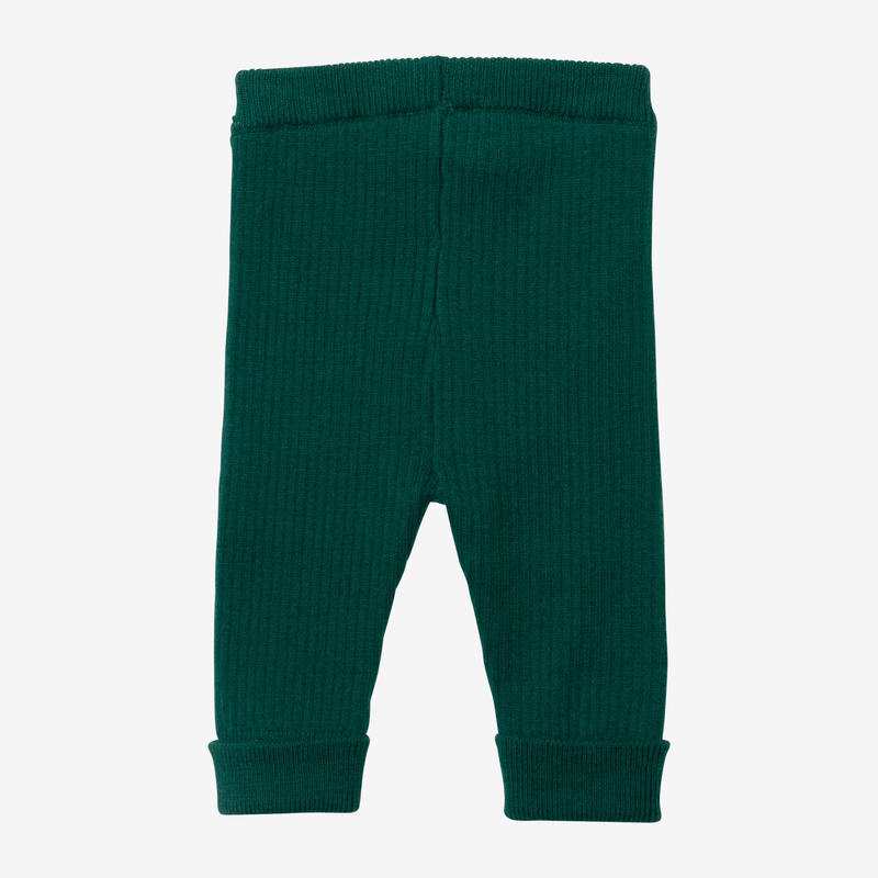 Leggings bébé tricot vert naissance Catimini
