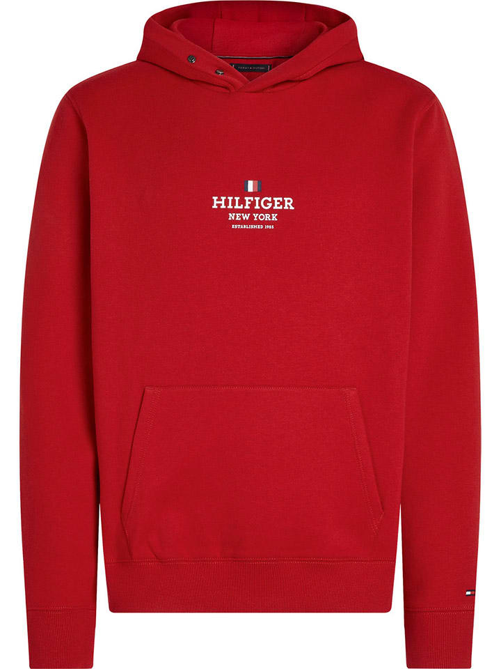 Tommy Hilfiger Hoodie in Rot günstig kaufen
