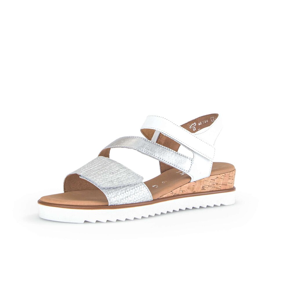Gabor comfort Keilsandalette weiß