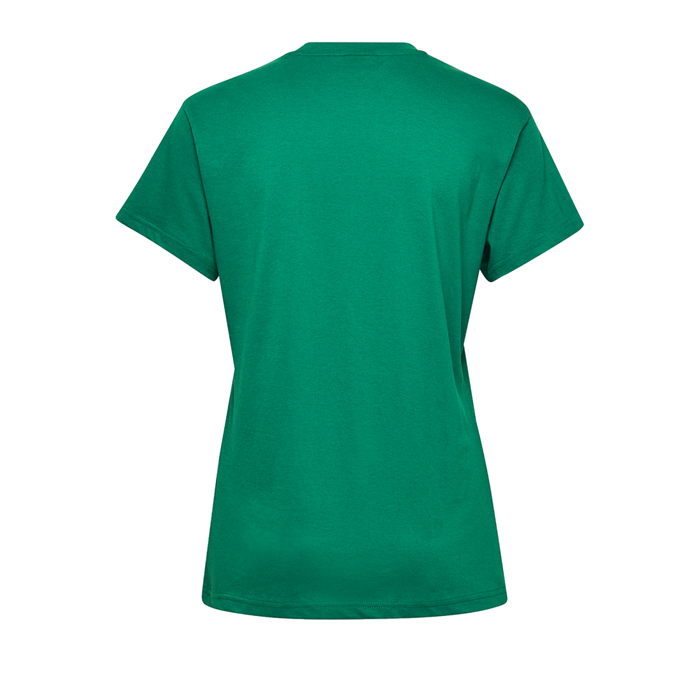 Hummel Cotton T-Shirt Logo Damen Grün F6140