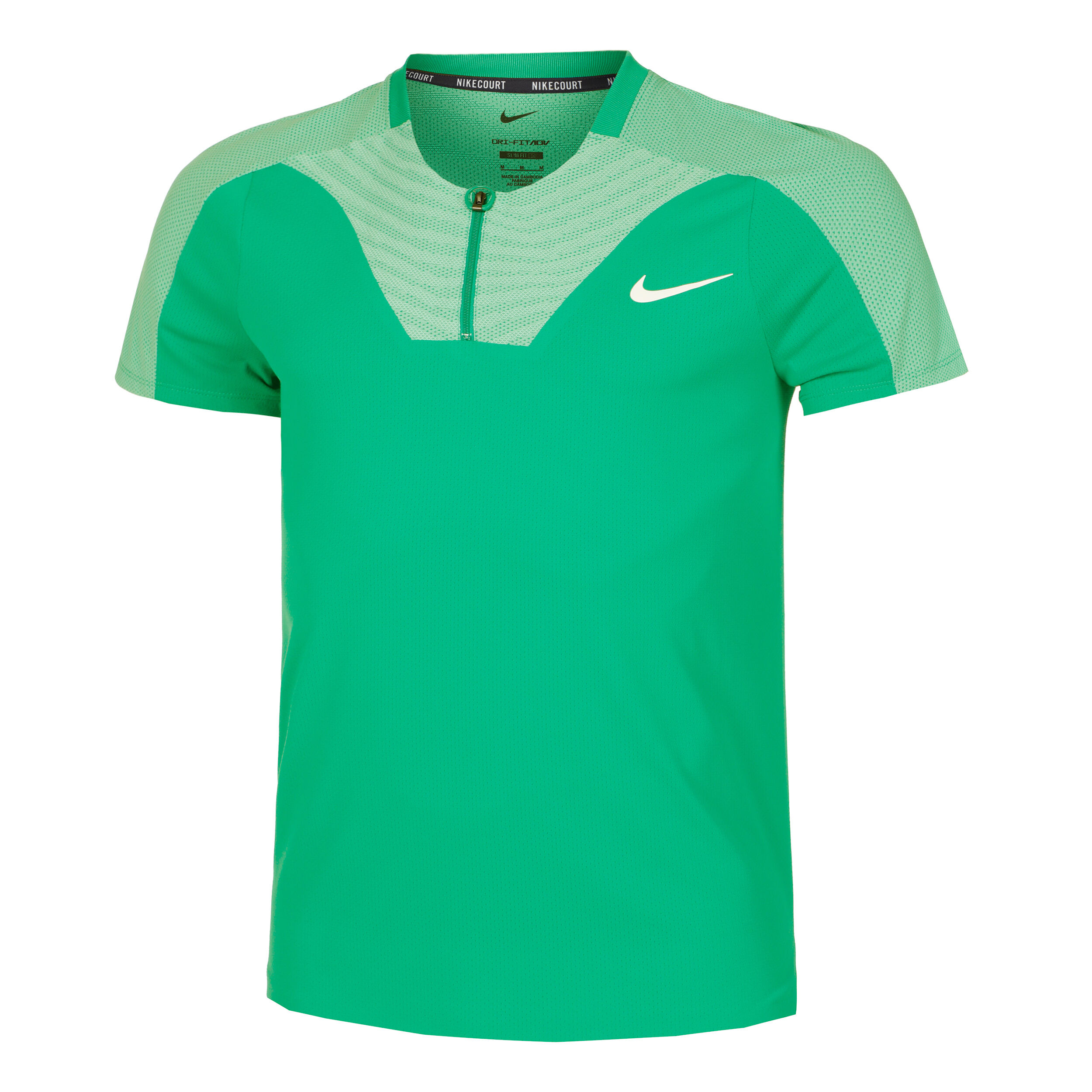Dri-Fit Advantage Court Slim UL RG Polo Herren - Grün, Mint