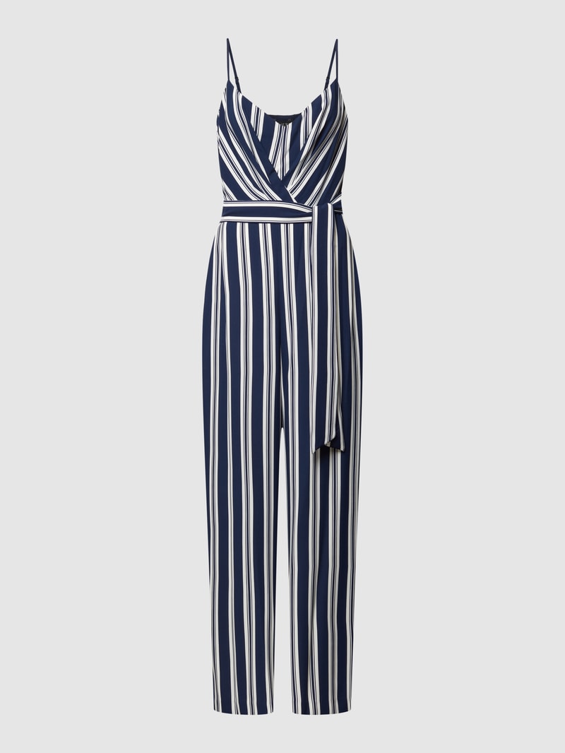 Jumpsuit mit Streifenmuster Modell 'TAMELIA' in marineblau
