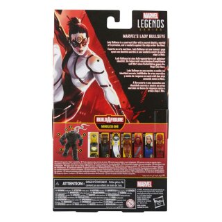 Marvel Knights Marvel Legends Actionfigur - Marvel's Lady Bullseye (BAF: Mindless One)