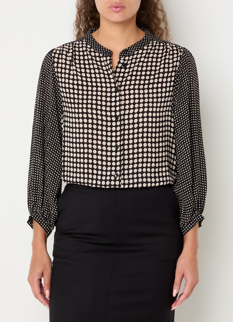Gerard Darel  Narin blouse met stippenprint