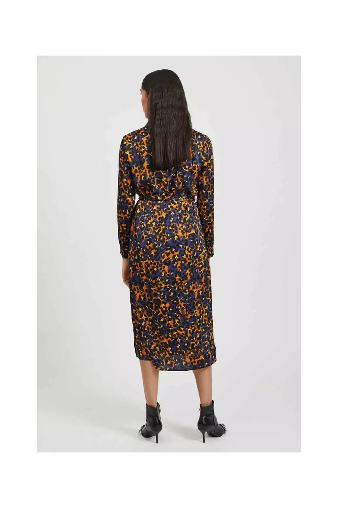 Vila Robes Mi Longues Femme couleur bleu