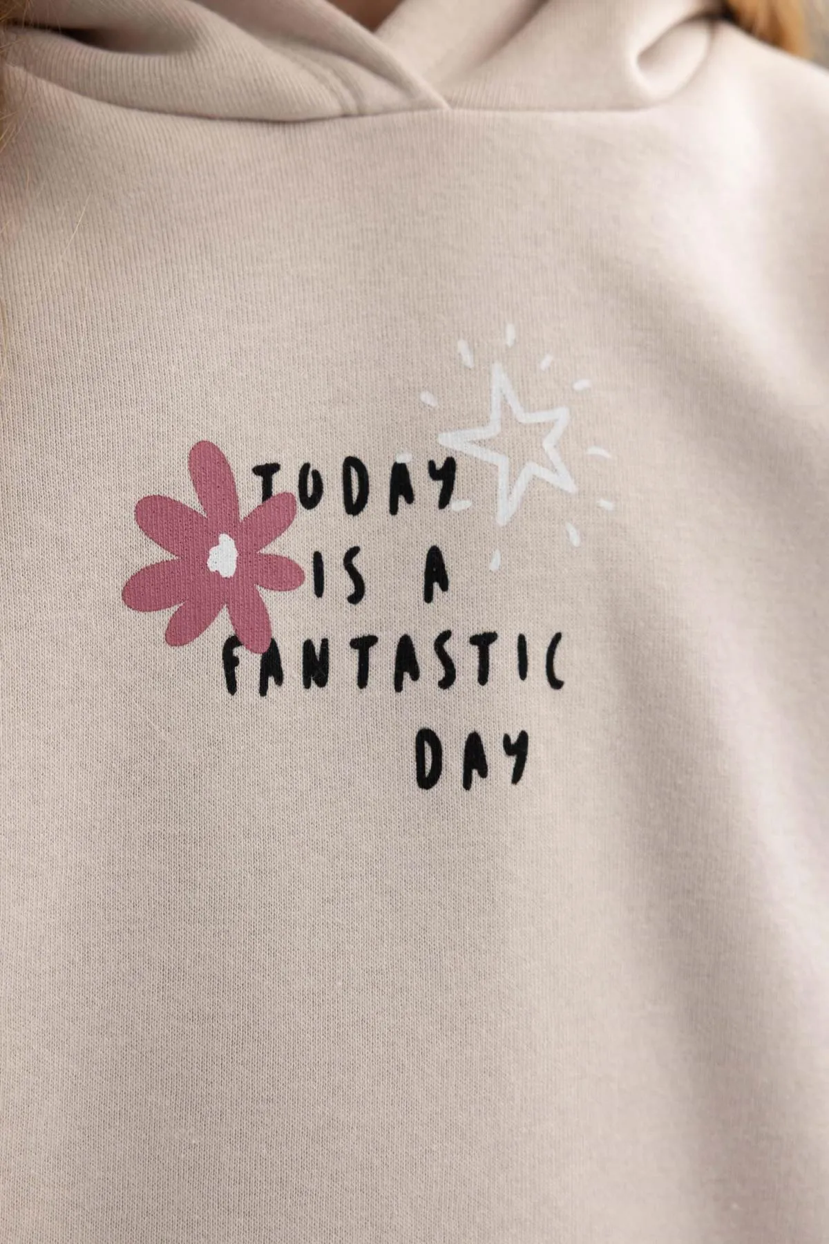 DeFacto  Dickes Kapuzen-Sweatshirt für Mädchen in Oversize-Passform mit weicher, flauschiger Innenseite