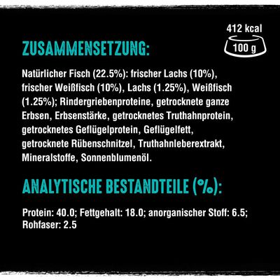 Crave mit Lachs & Weißfisch
