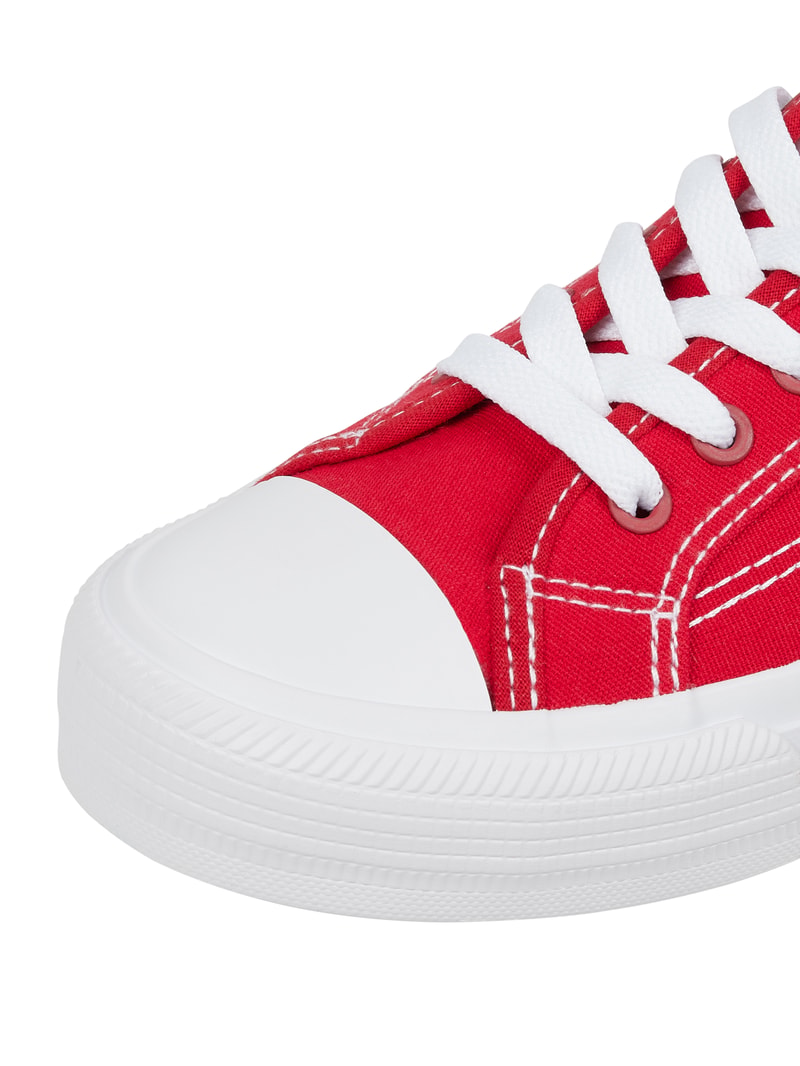 Sneaker aus Canvas Modell 'Corp' in rot