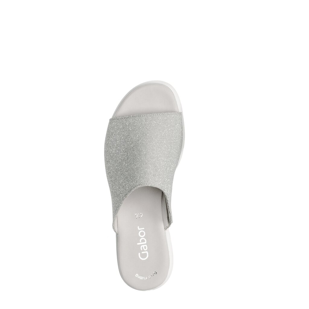 Gabor fashion Pantolette silber