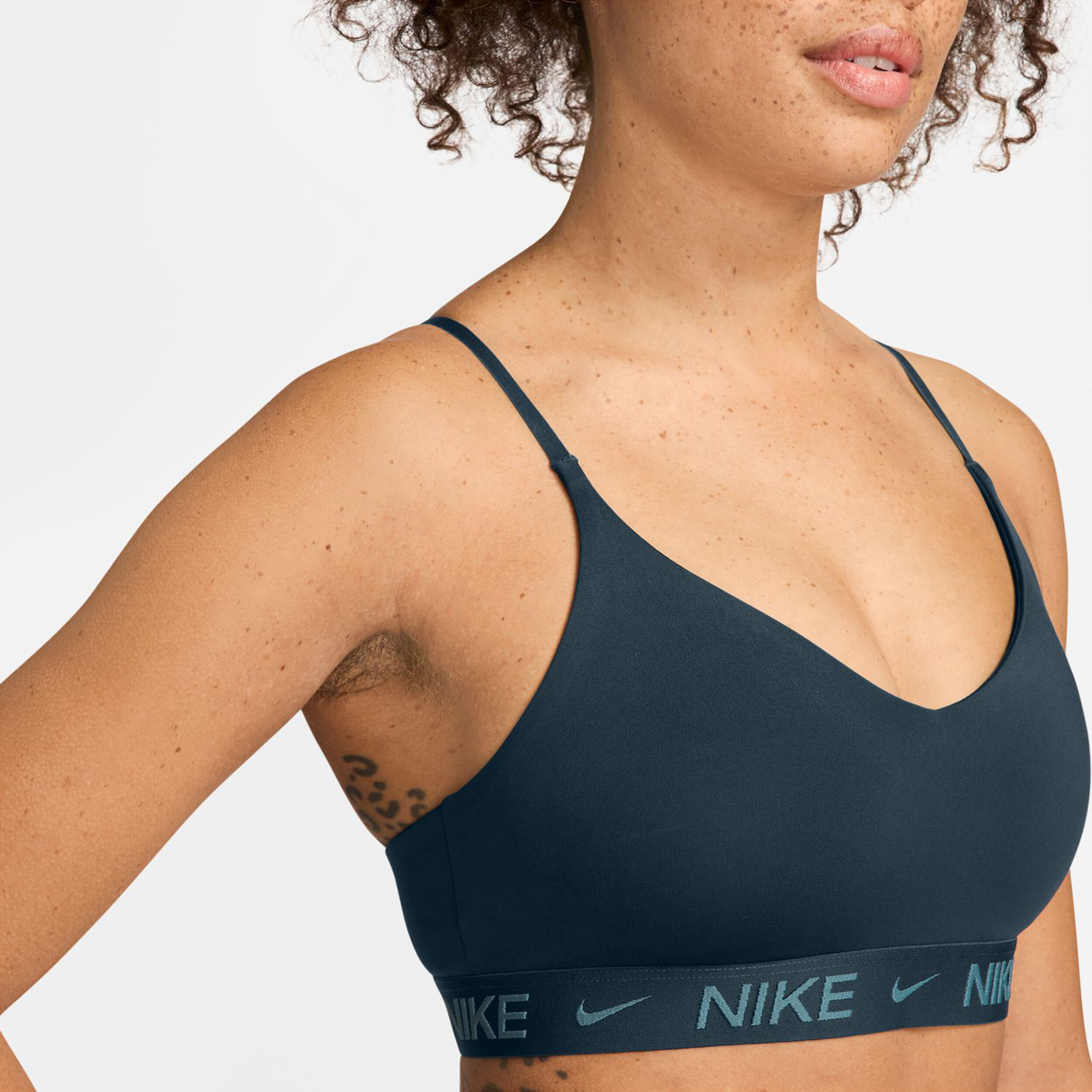 Dri-Fit INDY LGT Support Sport-BH Damen - Dunkelblau