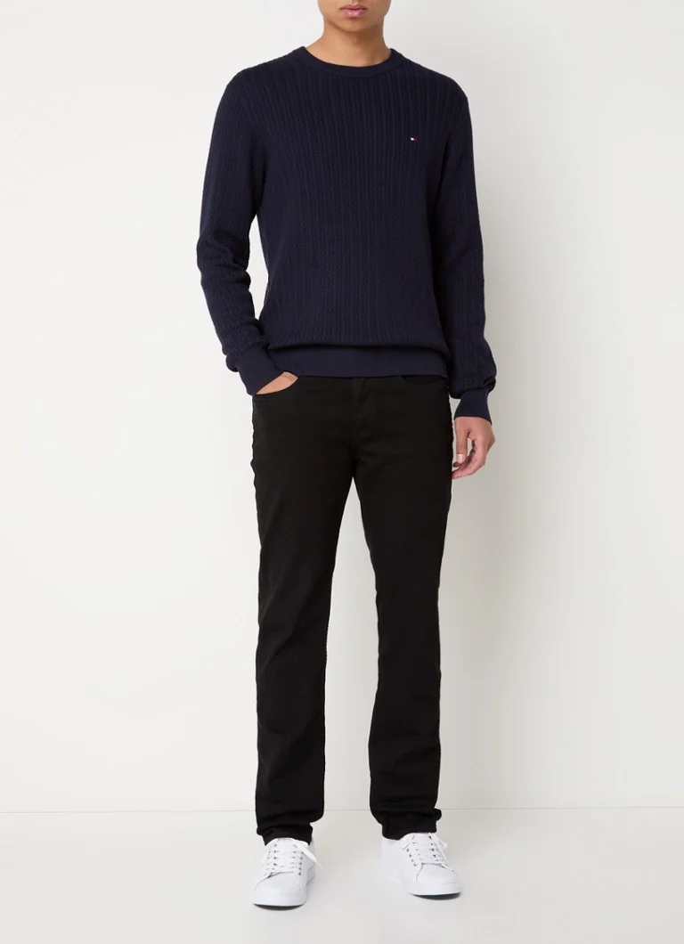 Pull Tommy Hilfiger en grosse maille texturée avec logo