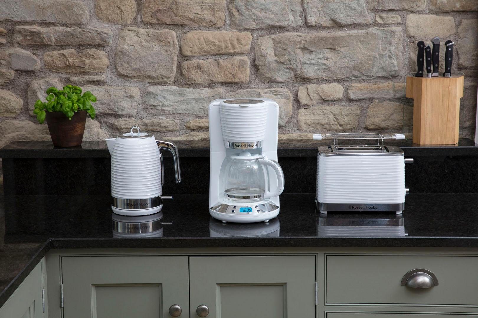 RUSSELL HOBBS Filterkaffeemaschine Inspire 24390-56, 1,25l Kaffeekanne, 1x4, 1100 Watt