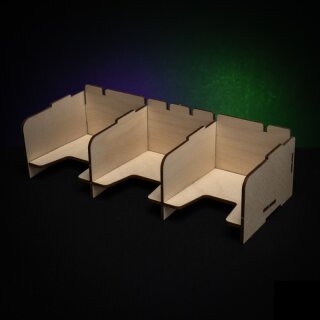Stackable Card Holder - Large 3 slot