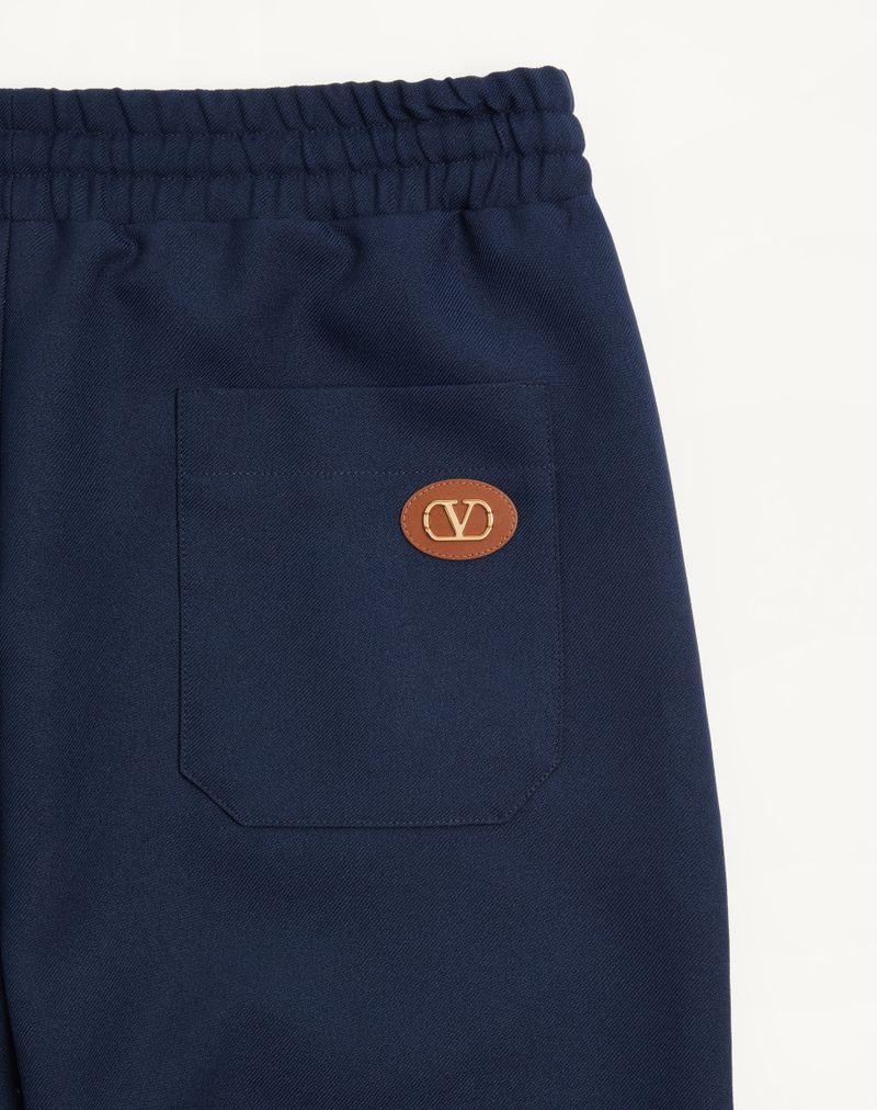 Calça de nylon Valentino com aplique VLogo